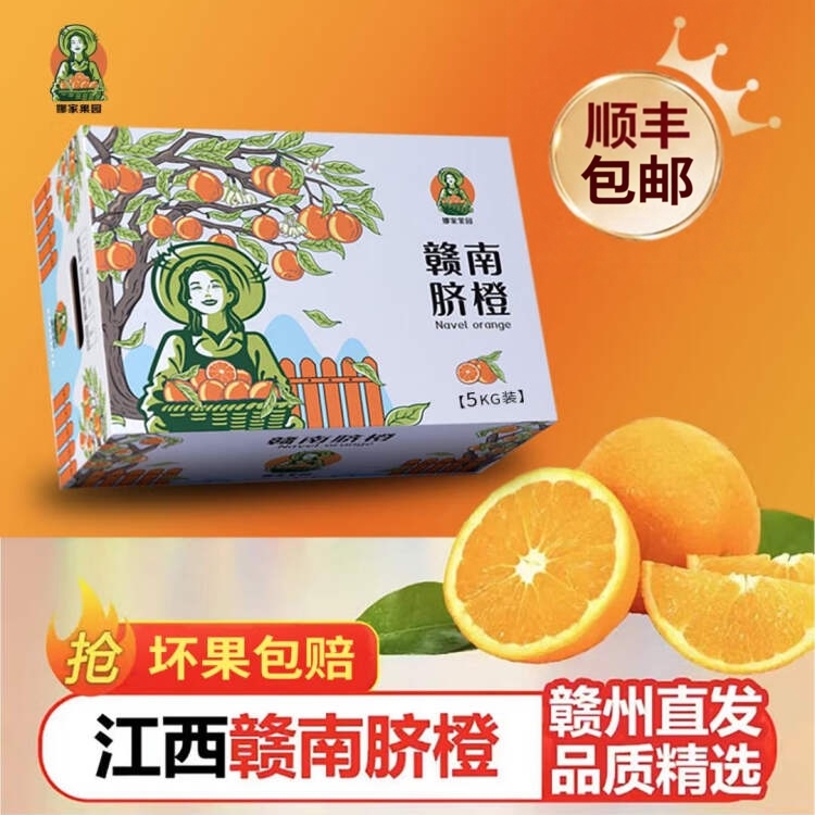 江西赣南新鲜精品果橙