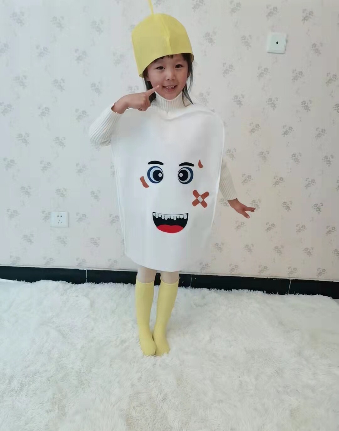 儿童牙细菌大战演出服情景剧病毒表演服装牙齿疯狂的蚜虫牙刷道具