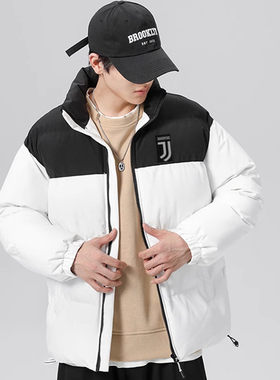 尤文球迷加厚保暖棉衣外套棉服