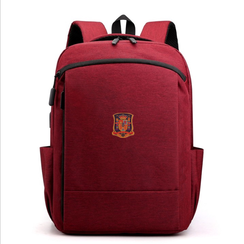 世界杯西班牙队球迷休闲双肩背包书包西班牙包 西班牙队球迷用品