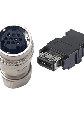 三菱伺服电机编码器A48M80M70M64系统编码器线反馈线插头1394-10p