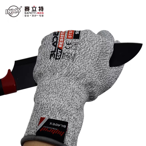 赛立特ST57100 防切割劳保手套 无涂层灵巧贴肤透气 五级耐割防护