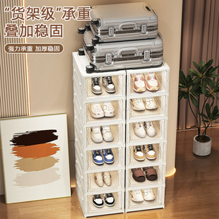 鞋柜一体式免安装高端入户门口室外过道电梯口不占空间鞋盒收纳柜