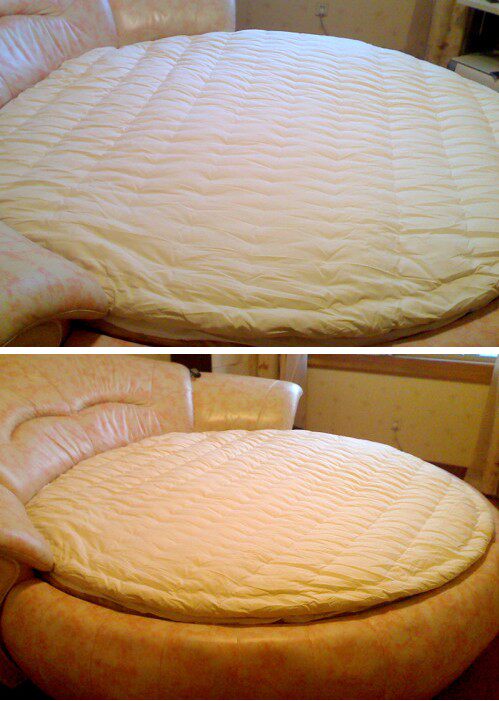 新棉花圆床直径2.2米褥子 棉絮垫被 冬厚棉垫子冬被 罗汉床薄护垫