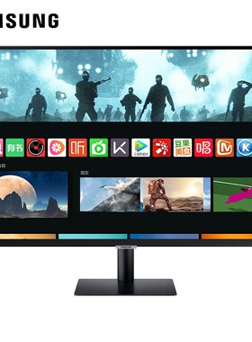 三星32英寸4K智慧屏 内置音箱 无线投屏 显示器 显示屏S32CM700UC