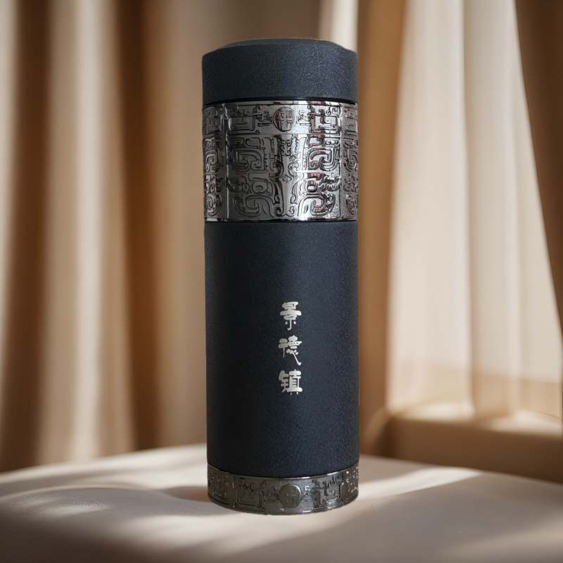 真陶瓷内胆养生杯景德镇复古中药随行杯磨砂车载老式耐高温泡茶杯