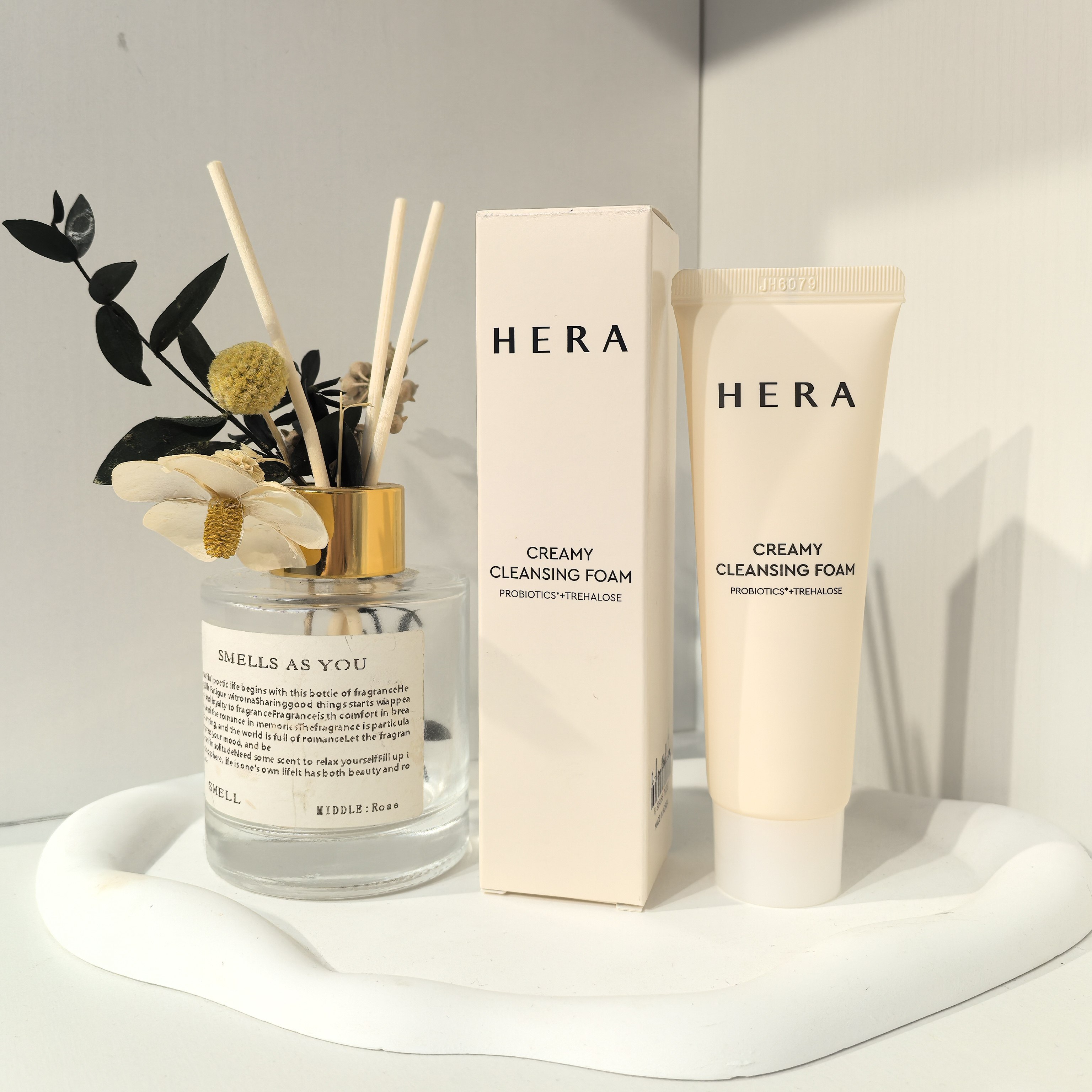 临期特价26/07到期hera赫妍保湿泡沫洁面中样50g洁面深层清洁温和