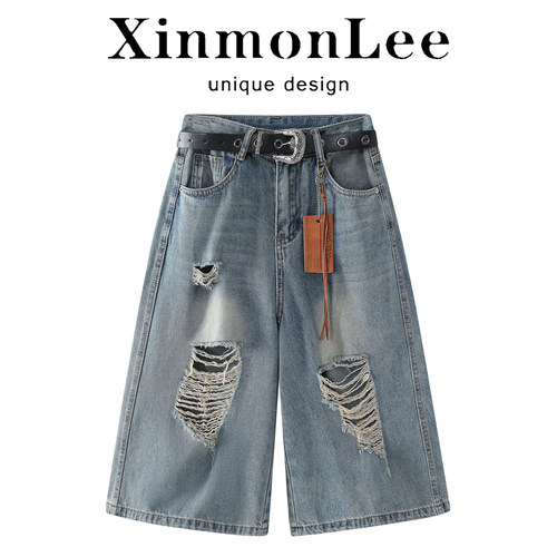 【免费试穿】XinmonLee牛仔裤