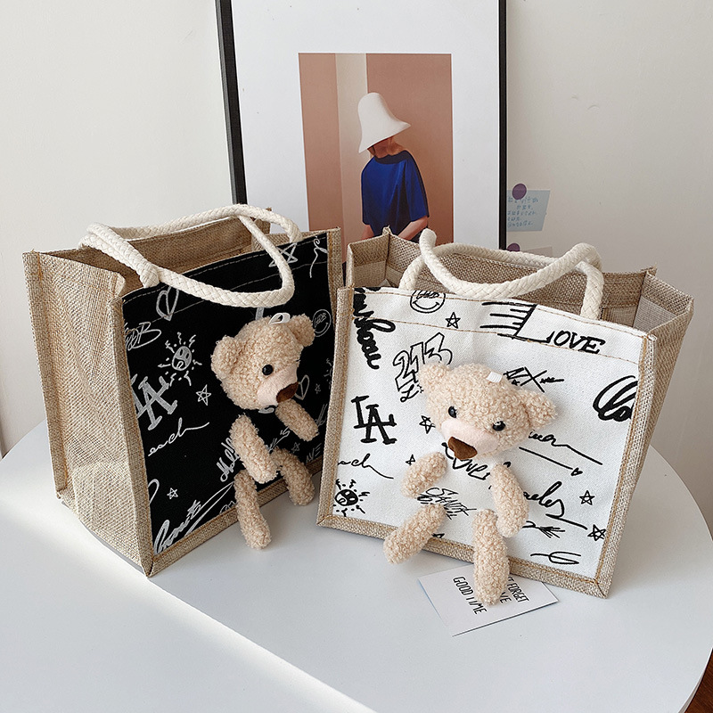 女包2021新款便当包韩版时尚卡通甜美手提包网红同款