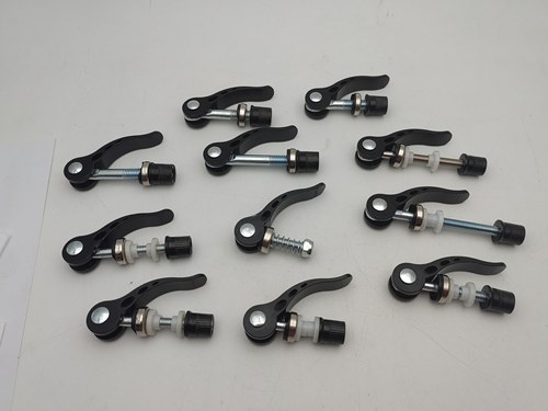 M8*45自行车座快拆螺丝杆铝合金调节螺丝座管夹固定快拆调节杆M6