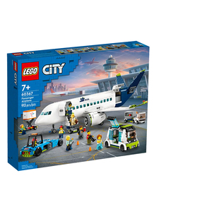 乐高积木城市系列60367客运飞机模型儿童男孩益智拼装玩具