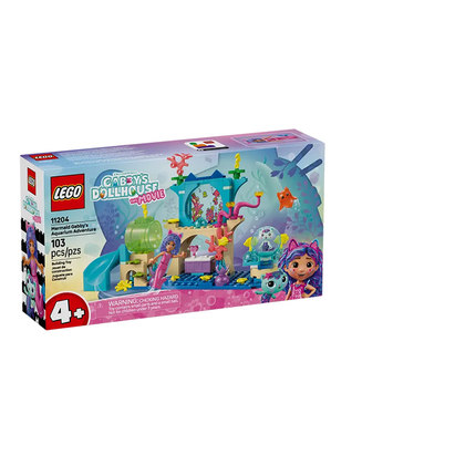 LEGO乐高11204人鱼猫和盖比的水族馆冒险男孩女孩积木玩具