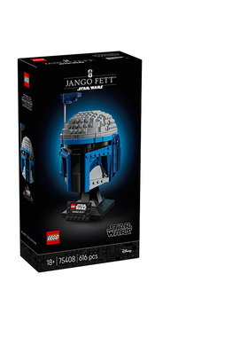 LEGO乐高星球大战75408 詹戈·费特头盔儿童益智拼搭积木玩具摆件