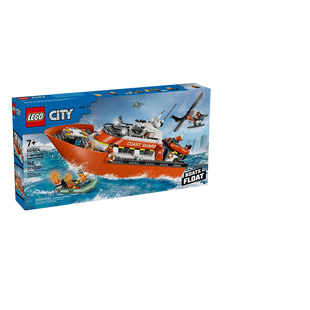 LEGO乐高60504海岸警卫队救援船和直升机城市组拼插积木男孩玩具