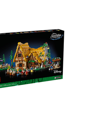 乐高43242白雪公主和七个小矮人森林小屋拼搭积木儿童玩具礼物