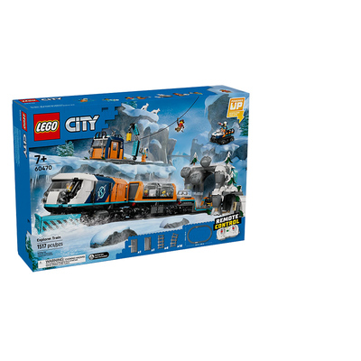 乐高60470极地探险特快列车城市系列男女孩益智拼搭积木玩具礼物