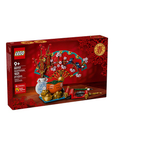 LEGO乐高新春系列中国风80117五福迎春儿童男女新年拼装积木玩具
