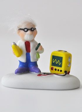 Cershar D56 静电专家 橡皮胶檫头发 静电演示 陶瓷摆件