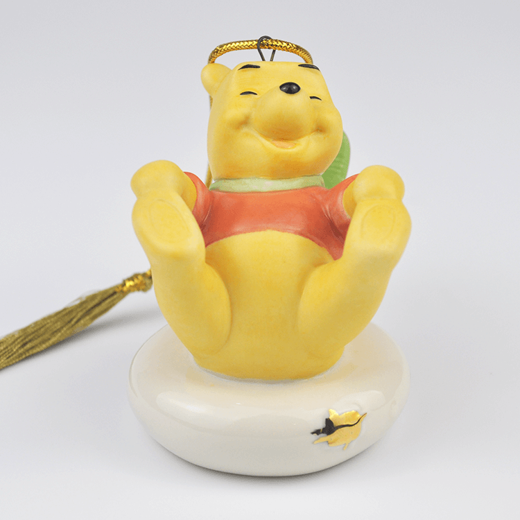 维尼pooh雪橇乐趣陶瓷圣诞装饰