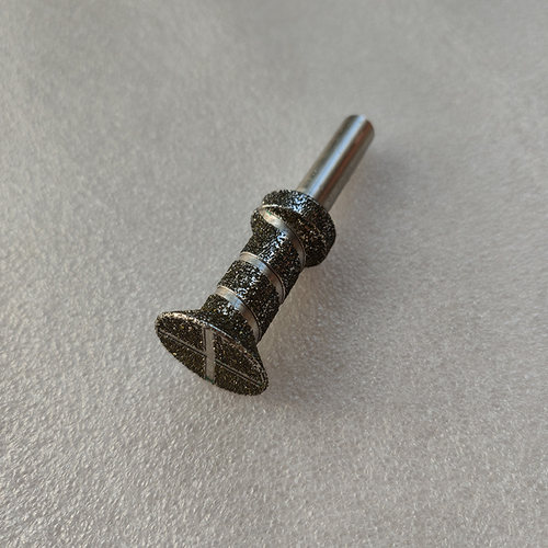 定制非标异形电镀金刚石/CBN铣槽磨边砂轮磨头铣刀磨陶瓷玻璃钢