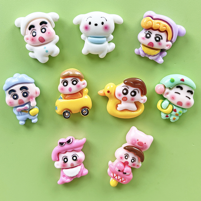 可爱换装小新树脂diy自制