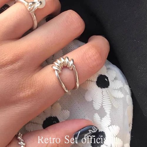 SOUHAIT女纯银ins戒指百搭