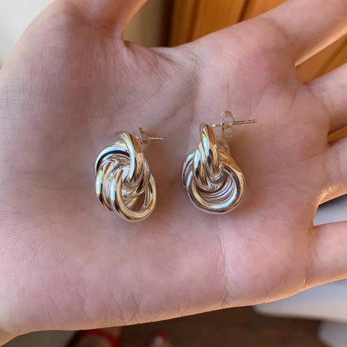 Liestudio小众极简双拳两戴耳环