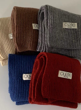 Retro2025新款东大门百搭保暖又美丽高品质防寒针织围巾男女围脖