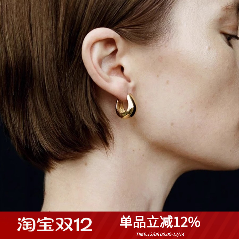 SOPHIEBUHAI简约纯银女百搭耳环