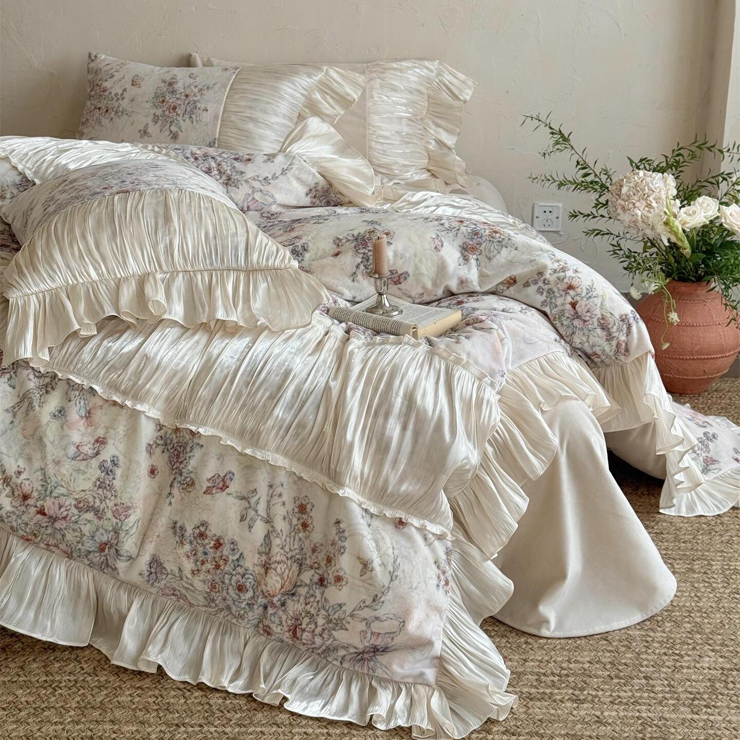 法式婴肤绒公主风保暖床上用品