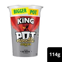 Buy Pot Noodle instant noodles 114g in stock from British supermarkets with multiple flavors to choose from thumbnail 8