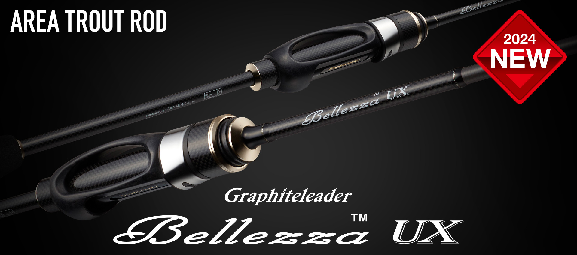 24新款OLYMPIC 奥路克Craphiteleader Bellezza路亚竿 马口竿