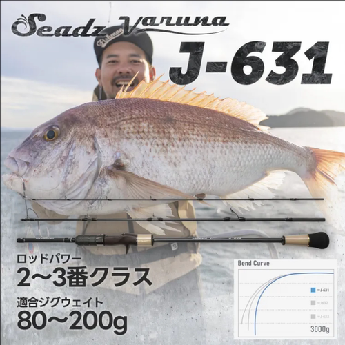 25新款 FISHMAN 铁板竿 三节铁板竿 日产 Seadz varuna J-631