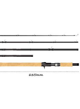 25新款 TRANSCENDENCE 多节路亚竿 雷强竿Trapa77B+