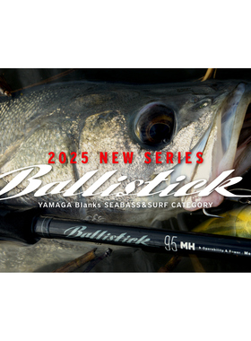 25新款YAMAGA New Ballistick Seabass&Surf Series路亚竿 海鲈竿
