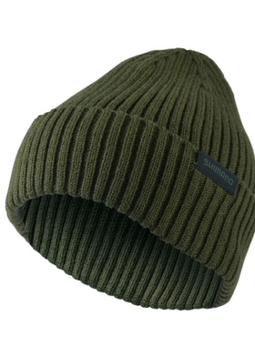 SHIMANO禧玛诺22款CA-019V冬季毛线弹力保暖防风钓鱼帽