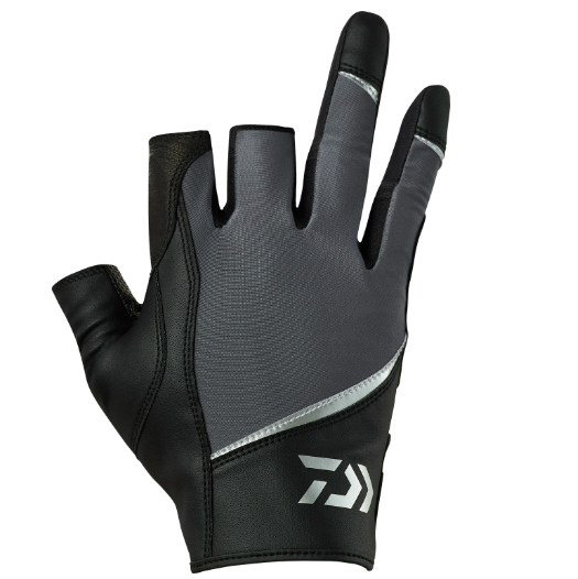 25新款DAIWA达亿瓦 DG-7625 耐磨防晒钓鱼手套漏三指