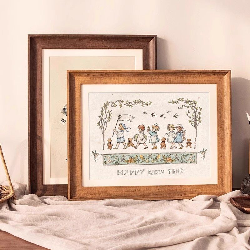 复古相框画框空框装裱可定制尺寸宽边实木纹画框A4相框拼图框,家居饰品,相框/画框,淘宝优惠券,粉丝福利购,淘宝优惠卷