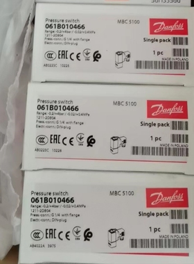 丹佛斯压力开关061B010466全新原厂件现货包邮议价