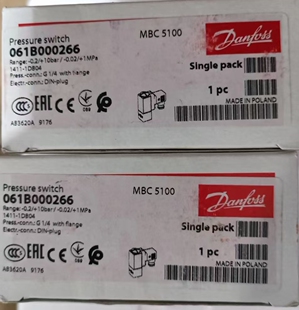 danfoss 压力开关MBC5100 061B000266 +0.2/10bar