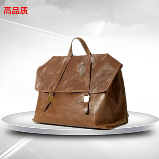 戴鹭山下有列山行游历公文包无性别复古植鞣皮斜挎双肩包旅行包男