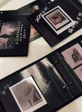 A5活页本可拆卸外壳简约ins风高颜值相册卡册拍立得相册收纳本diy