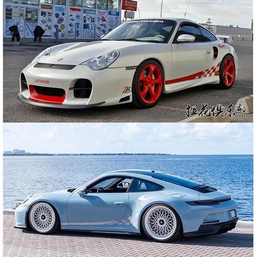 保时捷911车贴拉花 gt2 GT3rs 992 卡雷拉车身侧裙贴纸车门下裙贴