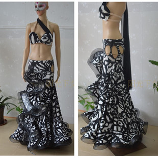 可来图来料订制肚皮舞拉丁舞各种舞蹈服装 练功服表演出套装裙