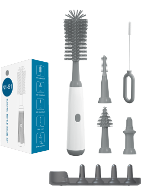 Multi functional electric bottle brush cleaning brush