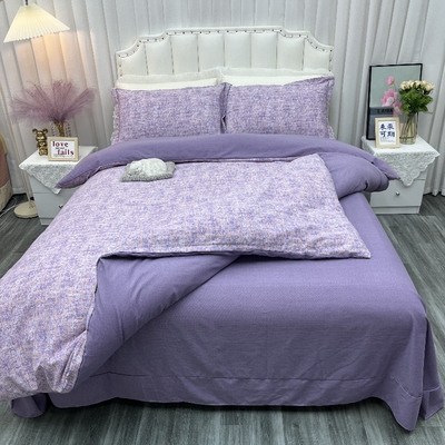 四件套秋冬磨毛保暖斜纹纯棉加厚