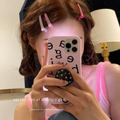 小小 发夹侧边刘海碎发化妆夹一字洗脸夹发饰女 果冻色三件套装