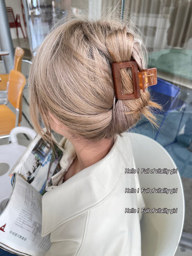 鲨鱼夹简约清新ins风抓夹款式多