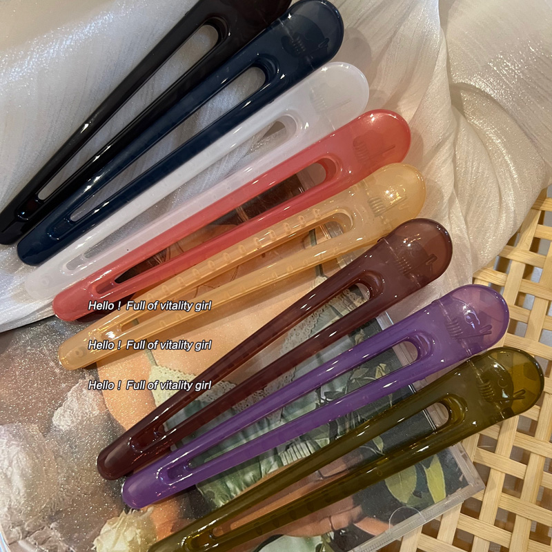 纯色百搭化妆刘海碎发夹