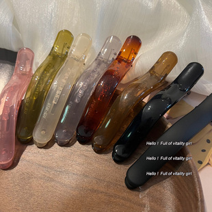 一个很少见 化妆夹 鸭嘴边夹 韩国网红小姐姐同款 发夹 个性 哦吼